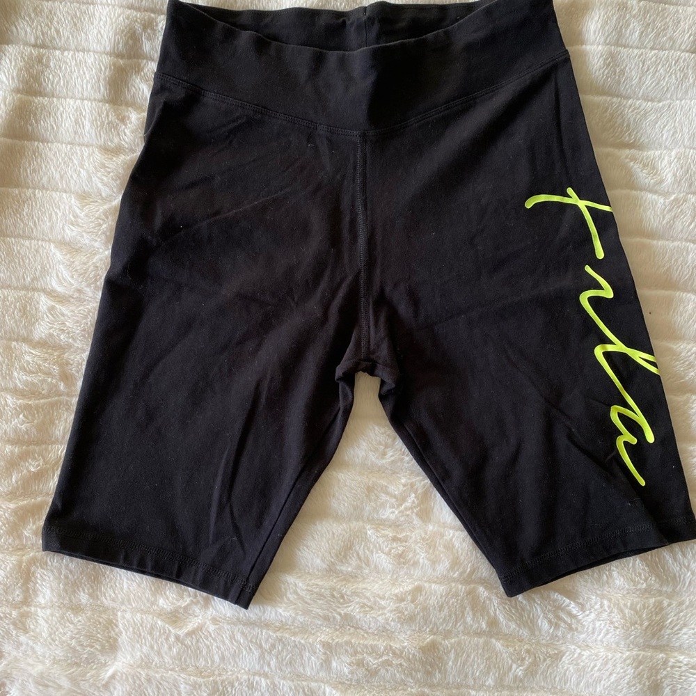 FILA Women's Black Biker Shorts